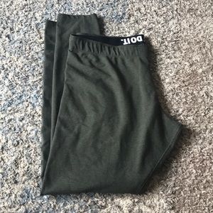 Green cotton Nike leggings